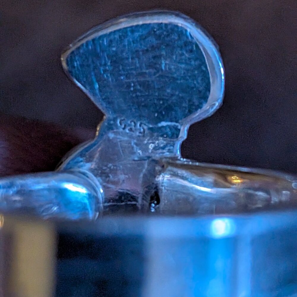 💜 Sterling Silver Triple-Stone Ring – Size 9 – Artisan Styl - Picture 7 of 8